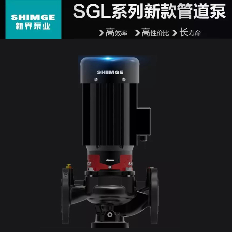 湖南正品新界SGL65-125G管道泵全国包