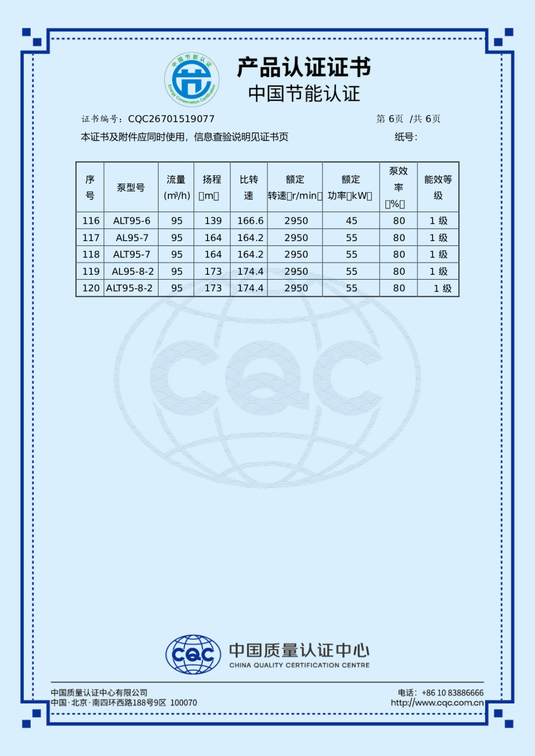 节能省电!新界AL系列高效不锈钢多级离心泵获国家一级能效认证