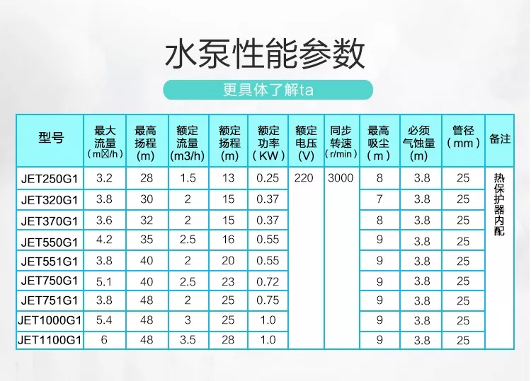 不锈钢自吸泵新界JET250G1