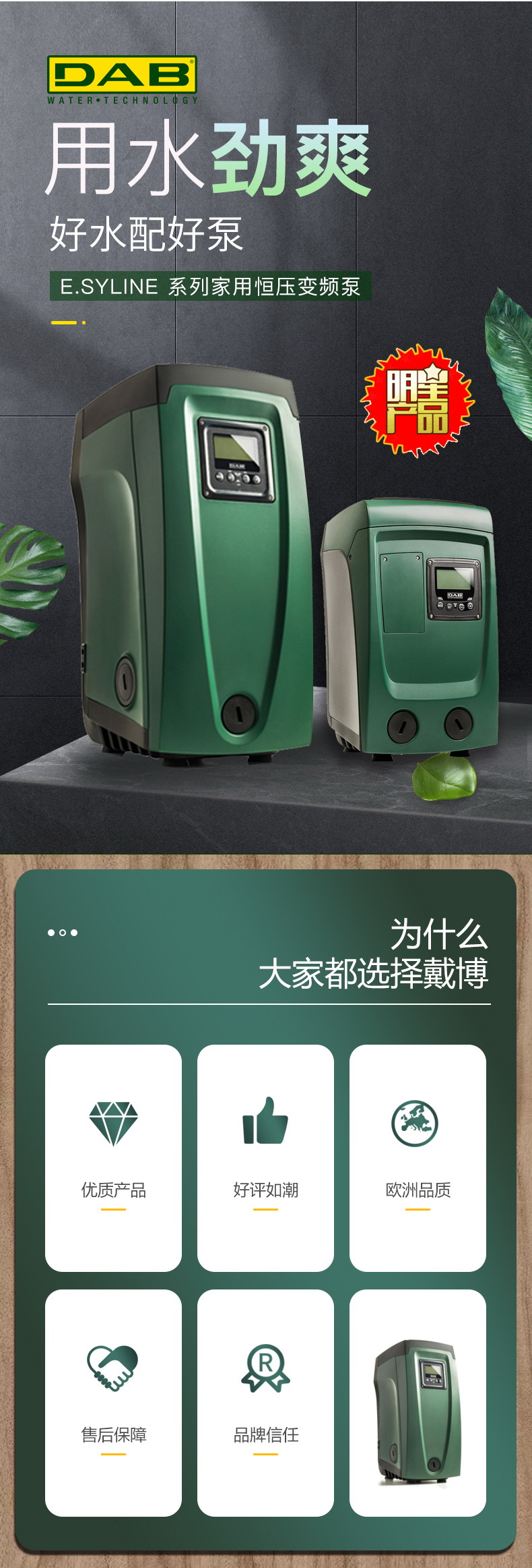 戴博E.SYBOX mini变频增压泵