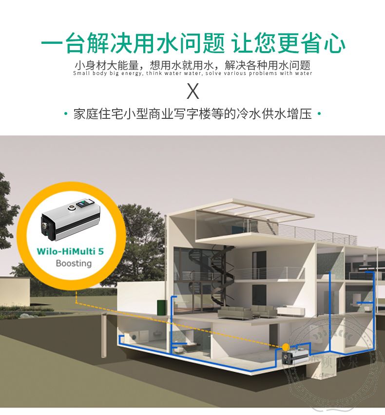 Wilo威乐HiMulti5-45iPQ进口变频家用增压泵