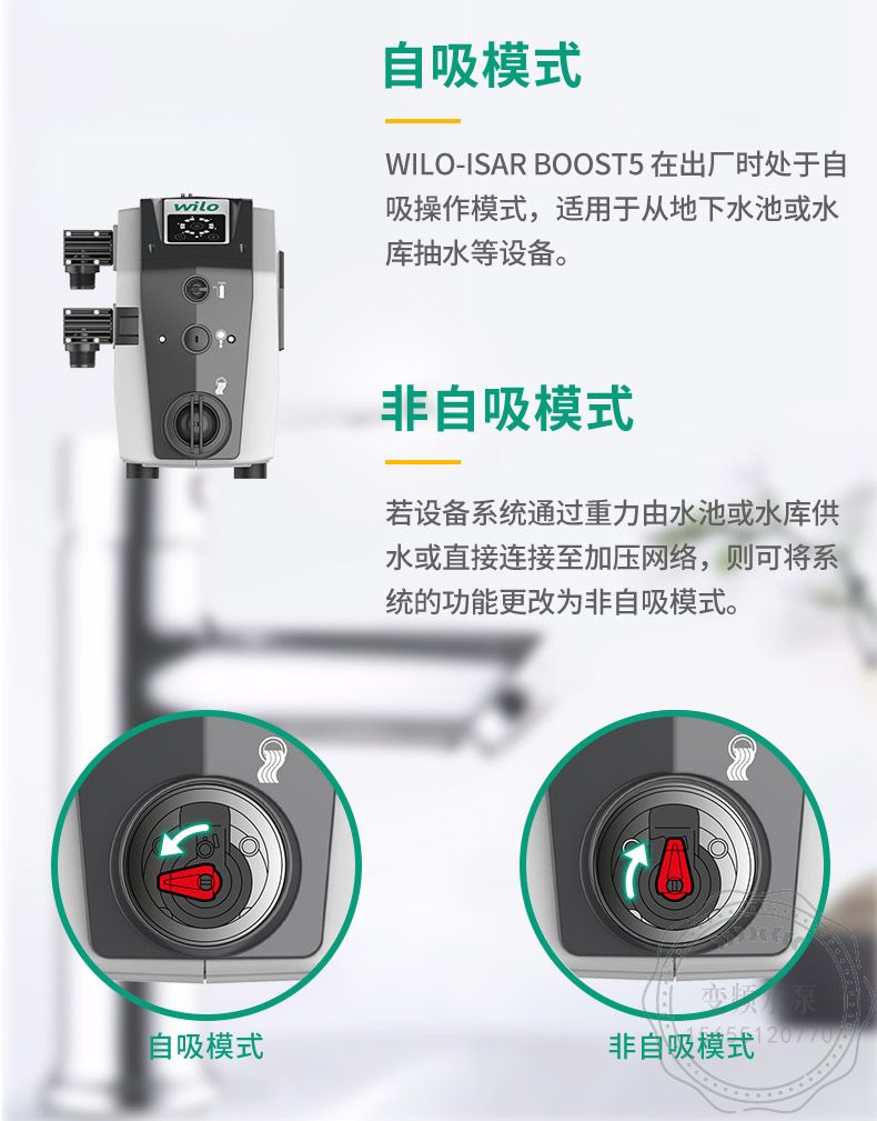 Wilo-lsar BOOTS5-E-5家用增压泵